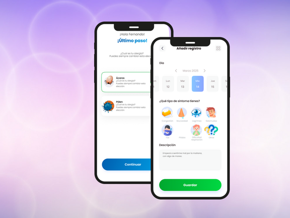 Allergotrack - Control integral de tu alergia al polen, ácaros y alternaria.