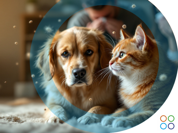 Cómo las alergias afectan a las mascotas y su interacción con humanos