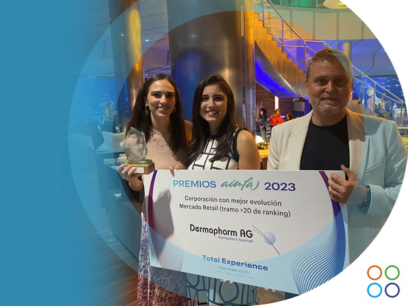 Dermapharm recibe el premio AIMFA 2023 al Grupo Farmacéutico de mayor crecimiento